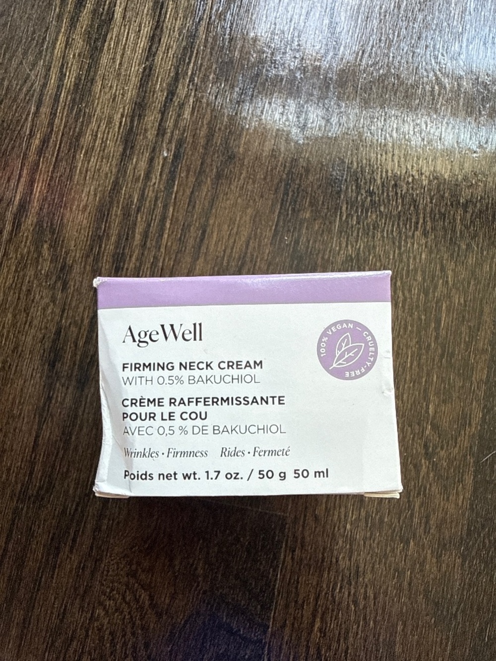 *nib* arbonne agewell firming neck cream